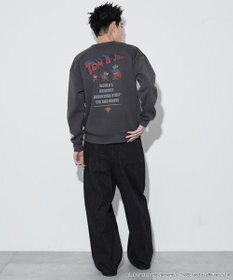 WEGO 【ユニセックス着用ITEM】TOMandJERRYグラフィックプルオーバー