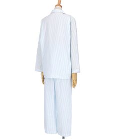 ワコール／睡眠科学 パジャマ 長袖 長ズボン 綿100%(本体) サッカー素材 レディース YDX344 睡眠科学／ワコール