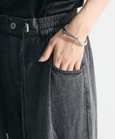 Green Parks ライトデニムワイドパンツ