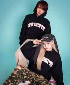 WEGO 【ユニセックス着用ITEM/MLサイズ展開】カレッジプルパーカー