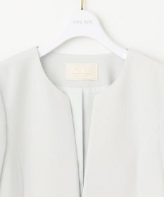 ANY SIS S 【セットアップ可】セレモニーダブルクロス ノーカラージャケット