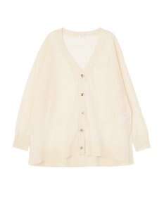 AMERICAN HOLIC メタルボタンシアーVネックカーディガン