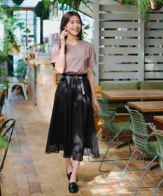 Tiaclasse 【UVケア・接触冷感】“あまラク” ハートネックカットソートップス