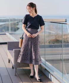 Tiaclasse 【UVケア・接触冷感】“あまラク” ハートネックカットソートップス