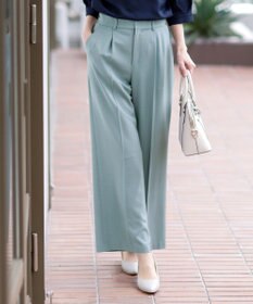 ANY SIS 【ウエストサイズ調整可】アーバンクールタッチ パンツ ミント