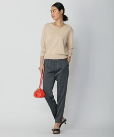 ICB 【WEB限定カラーあり・洗える】シンセティックハイゲージ Vネックプルオーバー