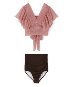 San-ai Resort（三愛水着楽園） フリルスリーブノンワイヤービキニ　9M　【San-ai Resort（サンアイリゾート）】