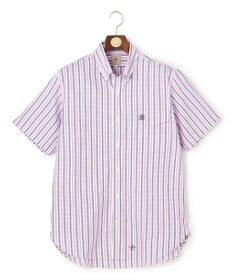 J.PRESS MEN 【Aero Weave】クールマックスサッカー ストライプ シャツ / B.D.