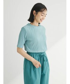 Green Parks プリーツ５分袖プルオーバー