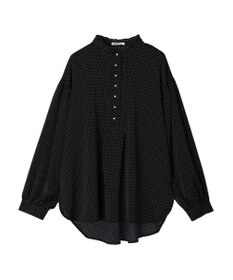 CRAFT STANDARD BOUTIQUE ピコフリルドットブラウス