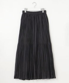 自由区 【接触冷感・洗える】ハンドワッシャープリーツ スカート