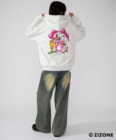 WEGO 【ユニセックス着用ITEM】別注ZIZONEグラフィックZIPパーカー