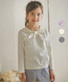 組曲 KIDS 【110-140cm】セーラーリボン Tシャツ