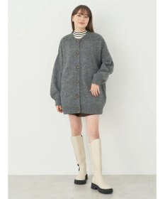 earth music&ecology ファンシーヤーンメランジカーディガン