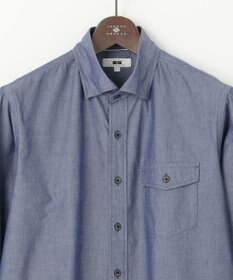 JOSEPH ABBOUD 【キングサイズ・環境配慮型素材】ビオグレースシャンブレー シャツ