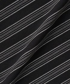 J.PRESS YORK STREET 【WOMEN】リネンストライプ イージーワイド パンツ