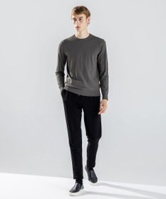 JOSEPH HOMME 【ストレッチ】リュクスレーヨン　クルーネック長袖ニット