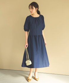 Feroux 【洗える】パフスリーブセット アップ