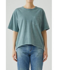 caqu caqu x good on short sleeve pocket tee リラックスフィットポケットTシャツ