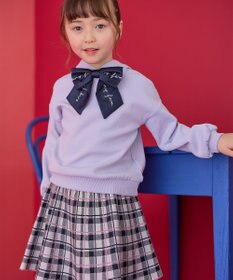 ANY KIDS フード付き ダンボール トレーナー