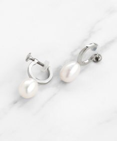 TOCCA DROP PEARL HOOP EARRINGS イヤリング