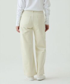 caqu ワイドフィット 裏起毛コーデュロイパンツ