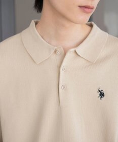 WEGO 【25年秋冬新作/ユニセックス着用ITEM/MLサイズ展開】別注USPOLOニットポロ