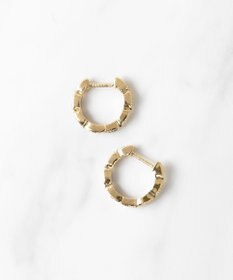 TOCCA 【WEB限定】DAISY PETAL HOOP PIERCED EARRINGS K10ゴールド 淡水パール 2WAYピアス