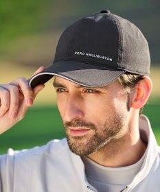 ZERO HALLIBURTON 【快適フィット】メタリックロゴキャップ 85063