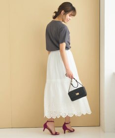 Feroux フラワーフォトプリント Tシャツ