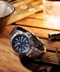 CITIZEN 【電池交換不要 デイ&デイト電波時計】視認性・耐久性を備えたエコ・ドライブ電波時計 LANDシリーズ