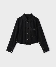 GRACE CONTINENTAL フェイクスウェードブラウス