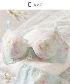 Wing Wing Lesiage　【2760シリーズ】　ブラジャー　ふっくらまる胸　カップ肌側綿混素材　ウイング／ワコール　PB2760