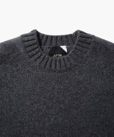 ATON COOMA LAMBS WOOL | ショートクルーネックプルオーバー