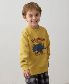 ANY KIDS 恐竜プリント 裏毛トレーナー