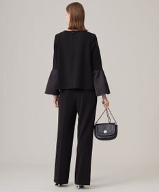 ICB L 【洗える】ミリオーネダンボールニットブラウス