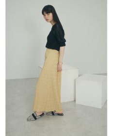 Green Parks ａ．透かし柄ニットプルオーバー