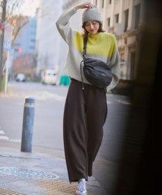 23区 【洗える】コットンエアーダンボール 2WAY カーヴィー パンツ