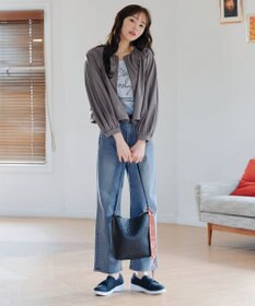 Tiaclasse 【2点セット】編み込み風ショルダーバッグ＋ショルダーポーチ付き