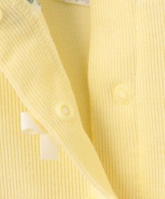 ANY KIDS スナップボタン リボン カーディガン