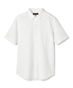 JOSEPH HOMME 新柄【ストレッチ】ハムサジャガードストレッチ　レギュラーカラー半袖シャツ
