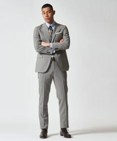 J.PRESS MEN 【J.PRESS MOVING】REDA ACTIVEマイクロハウンドトゥース スラックス