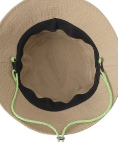 MOONBAT 【WEB限定】バケットハット 撥水加工 あご紐付き サイズ調整可