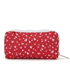 LeSportsac RECTANGULAR COSMETIC/レッドミニハーツホワイト