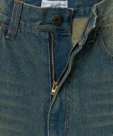 WEGO ヴィンテージウォッシュサイドカットデニムパンツ