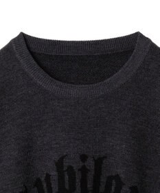 WEGO 【新色追加/ユニセックス着用ITEM/SMLサイズ展開】ジャガードグラフィックプルオーバー（LS）