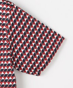 23区GOLF 【MEN】フラッグ総柄ポロシャツ