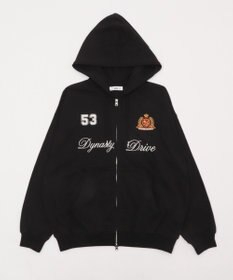 WEGO 【ユニセックスITEM/MLサイズ展開】ナンバリングカットZIPパーカー