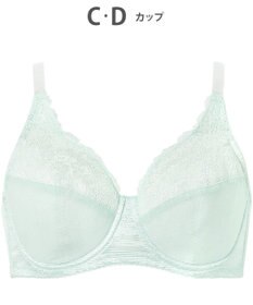 Wing ブラジャー 汗のベタつきや不快感を軽減 背中すっきり 自然なまる胸メイク 【夏のうすかるブラ】 フルカップブラ 春 夏 KB2173 ウイング／ワコール