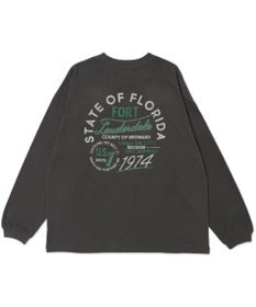 WEGO 【ユニセックス着用ITEM/MLサイズ展開】ヴィンテージライクグラフィックT（LS）